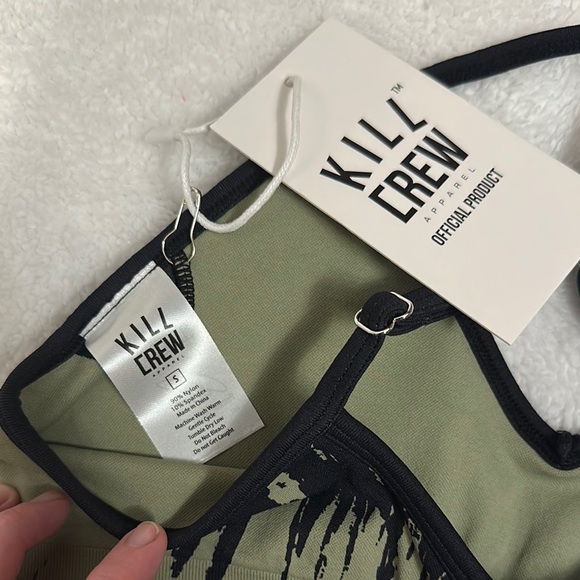 Kill Crew Olive and Black Workout Set - Picture 4 of 4